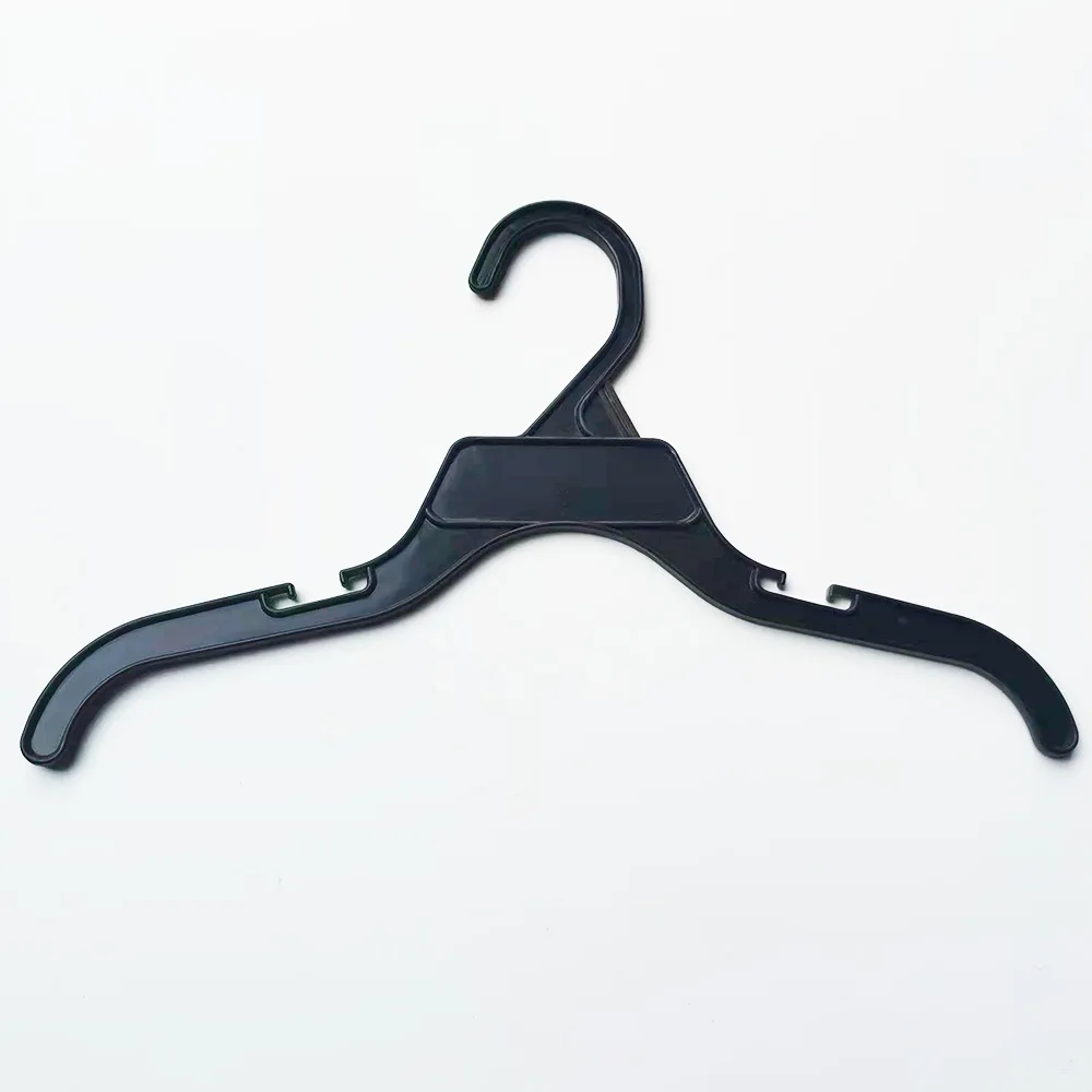 12inch 496 Wholesale Custom Transparent Plastic Hanger Baby Cheap Clothes Hanger Children Clothing Hanger