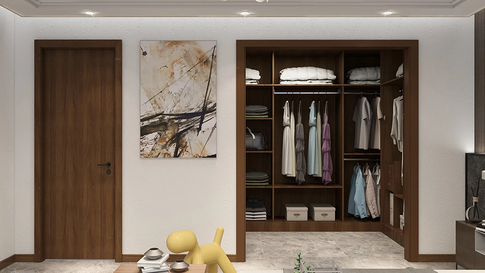 
True Quality Excellent Craftsmanship Wooden Design Classic Modern Interior Wpc Desing Door 