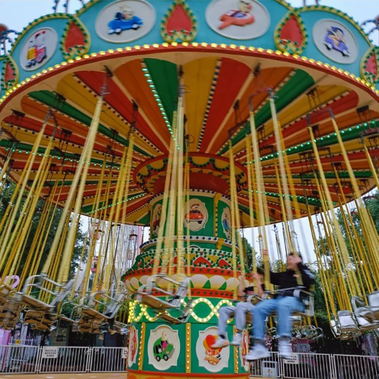 kids flying ride rotary equipment other amusement park rides customized products trailer flying chair For Sale