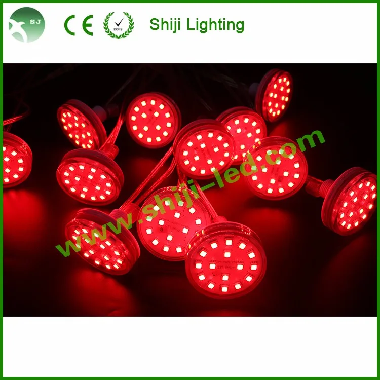 16leds rgb automic control  pixel led ws2811 24v light rohs 60mm pixel auto led light