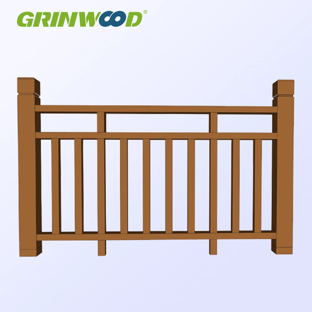 China manufacturer of wpc railing/handrail for outdoor
