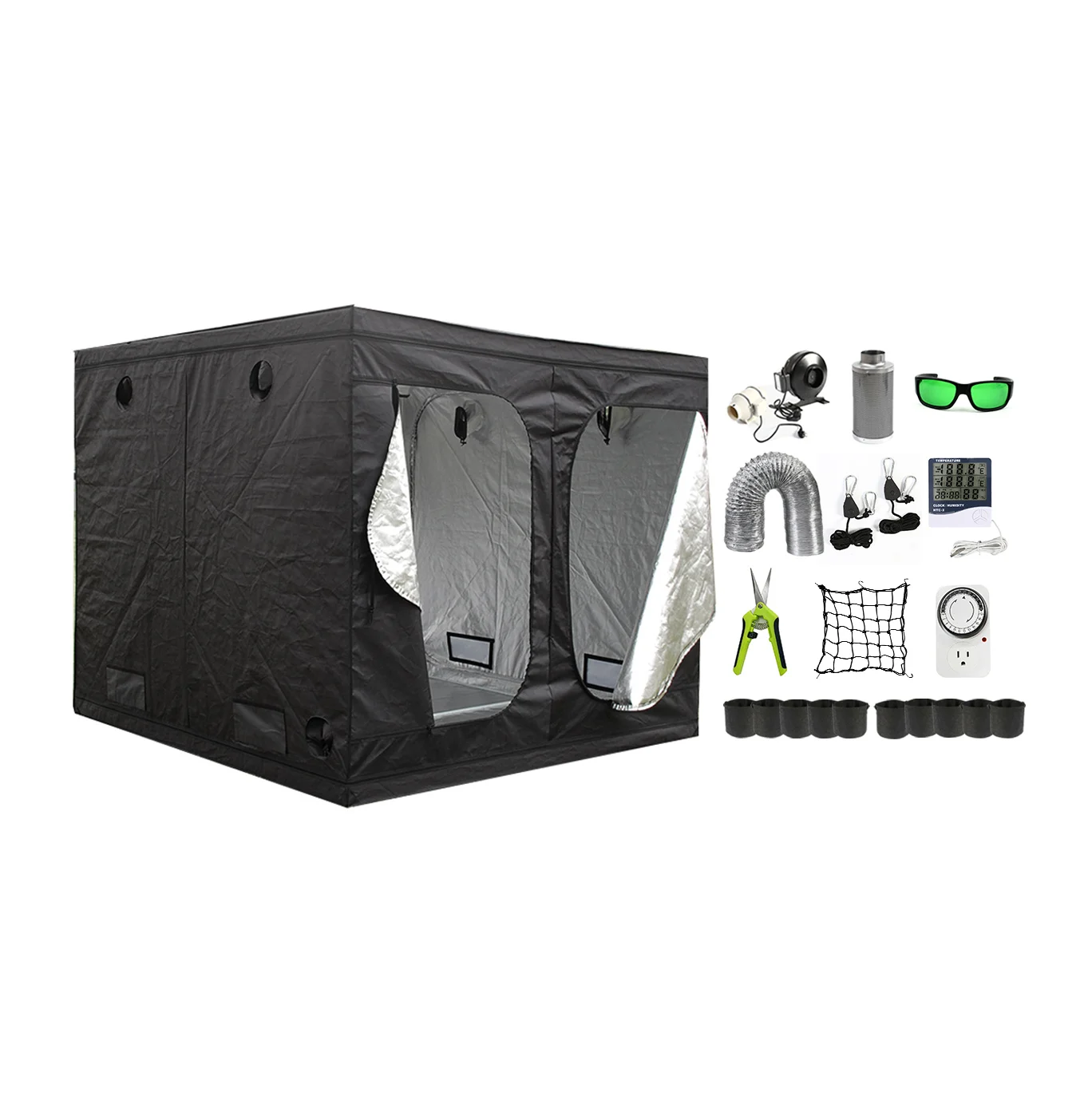 Convenient Installation Plant Grow Tent Thickened Oxford Cloth Greenhouse Indoor Grow Tent Complete Kit Plant Growbox For Indoor