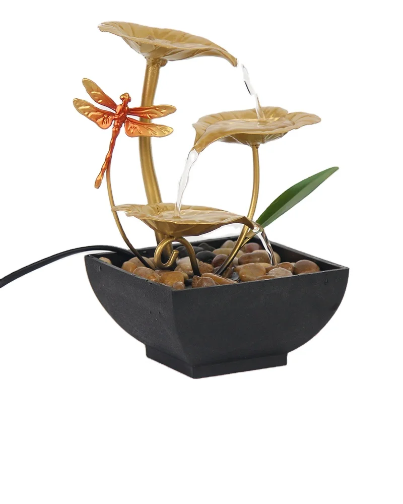 Artistic Potted Plant Water Fountain Wholesale Hotel Home Décor