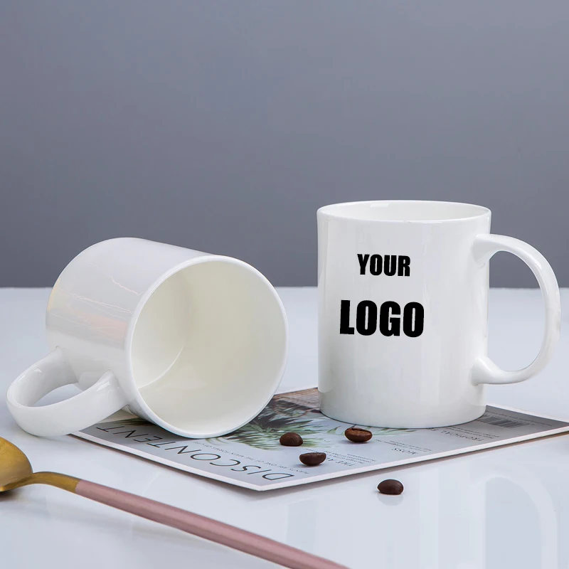 Custom Porcelain Mug Plain White 11 Oz Mug Blank Promotional Gift Coffee Ceramic Mug With Logo