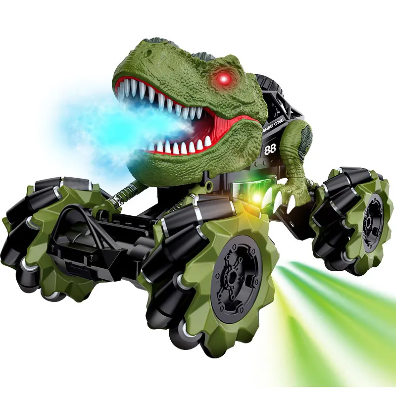 Spray Dinosaur Stunt RC Car 2.4G Kids Simulation Dinosaur Drift Remote Control Car
