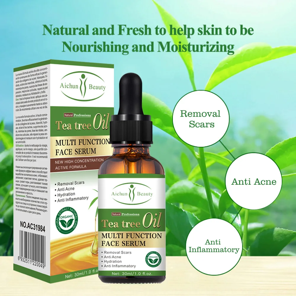 Aichun Beauty  Moisturizing Whitening Tea Tree Oil Face serum For All Skin