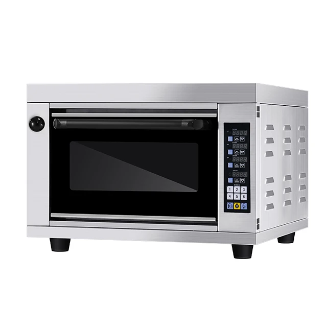 Commercial Bread Ovens Bakery Kitchen Equipment independent temperature control One Deck Pizza Electric Oven