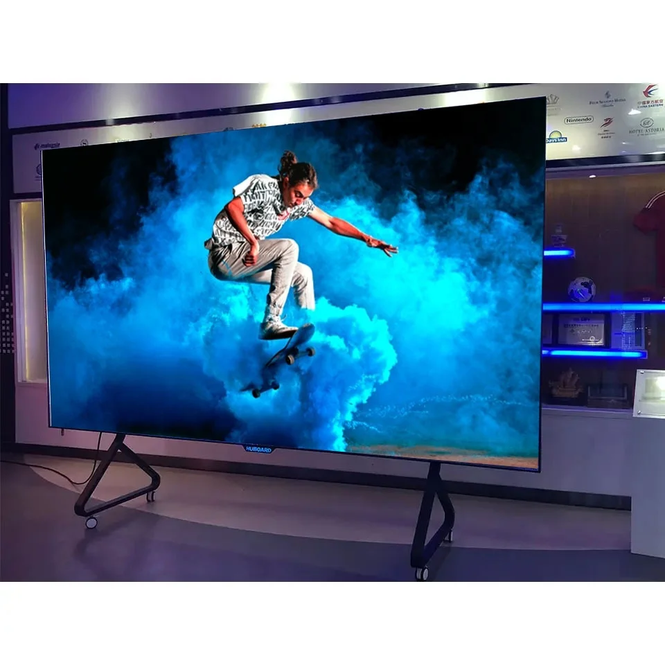 Remote Technical Support Indoor 135inch P1.25p1.56mmp1.875 LED Meeting Room Smart TV LED Display Display 3840hz 2k4k OEM SDK