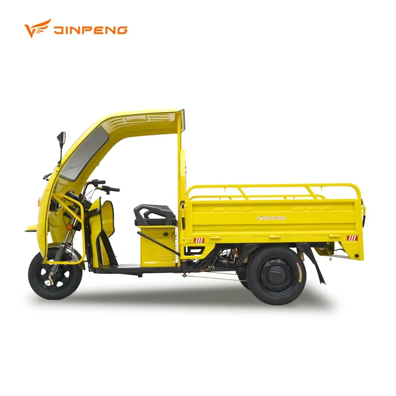JINPENG TLII150P Electric Tricycle 2023Best Safety and Popular 60V 1000W Three Wheeled Motorcycle Cargo