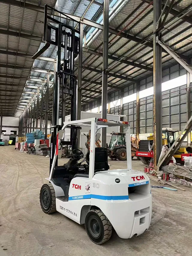 Fast Shipping Used Forklifts TCM FD30 3 ton Forklift Truck with Original Engine Used Forklifts in Good Condition TCM FD30