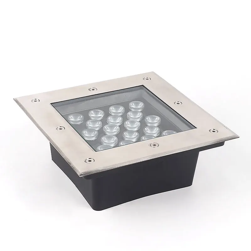 Square Outdoor Waterproof Ip66 Led Underground Lamp Garden Recessed In Ground Lighting