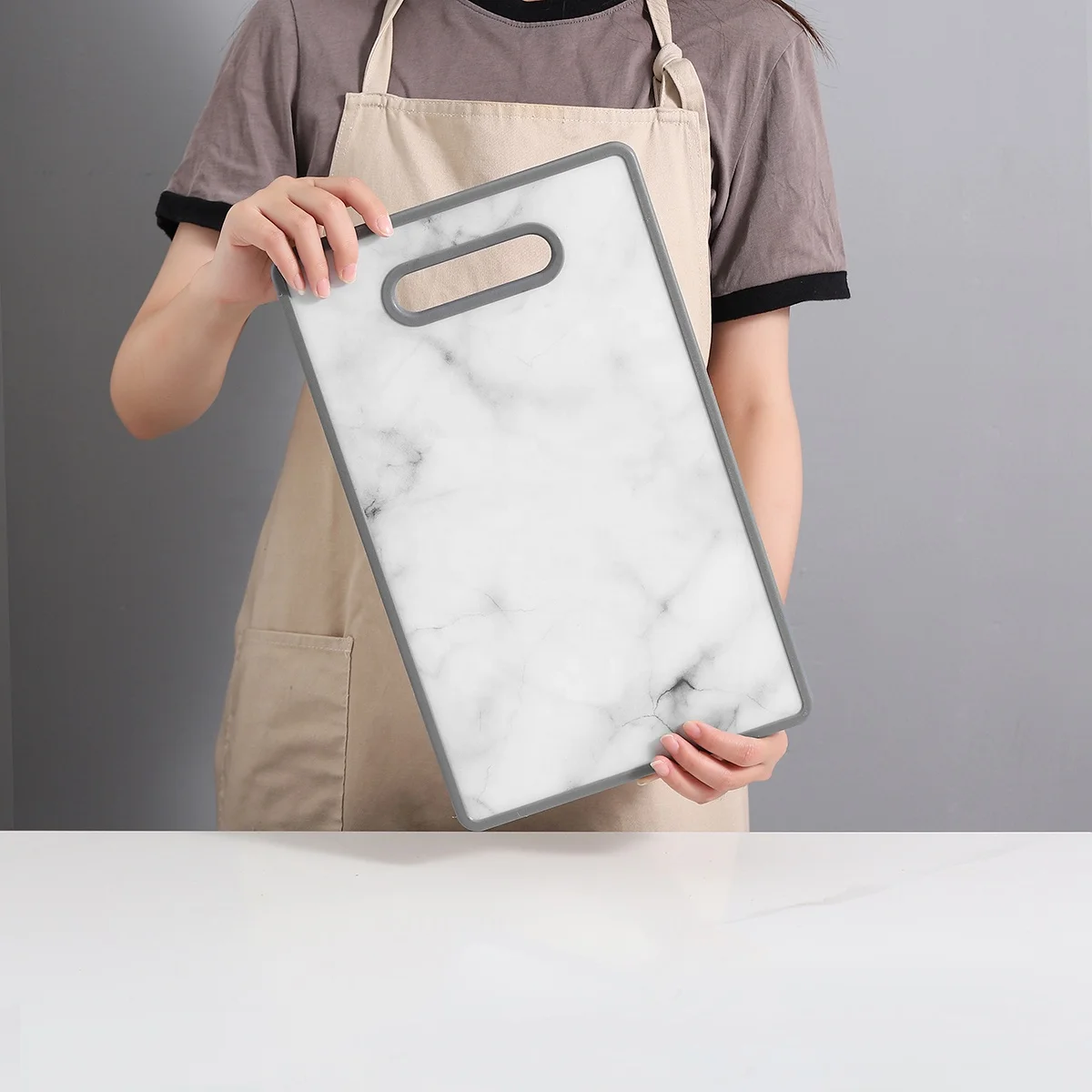 New Design Colored Marble Wood Cutting Board Plastic MDF Kitchen Utensils Chopping Cutting Board