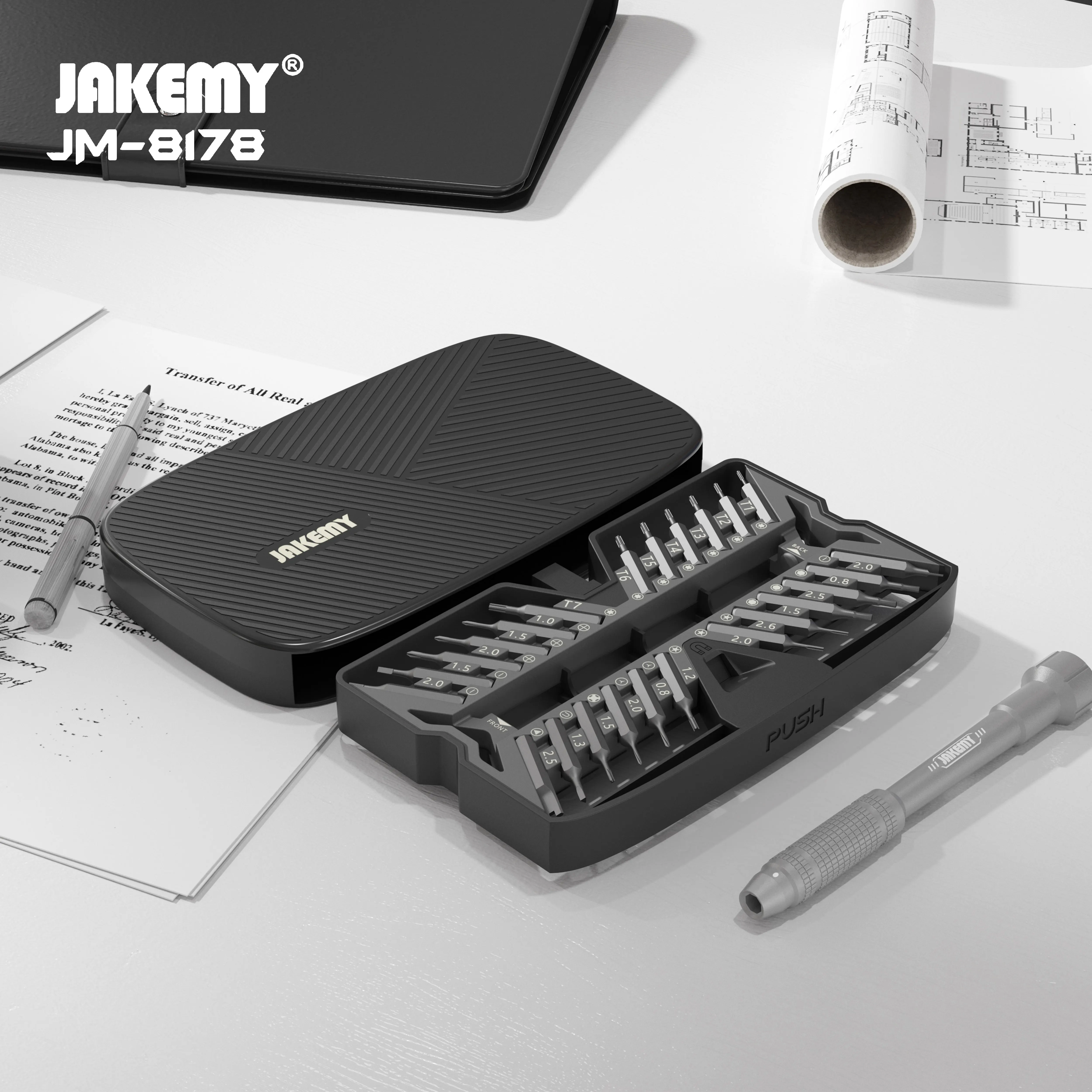 JM-8178 best computer torx screwdriver set kit mini magnetic precision screwdriver set for computer repair