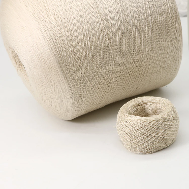 China Yarn 2/32S 72% Viscose 28% Polyester Blended Knitting Yarn High Twist Core Spun Yarn Supplier