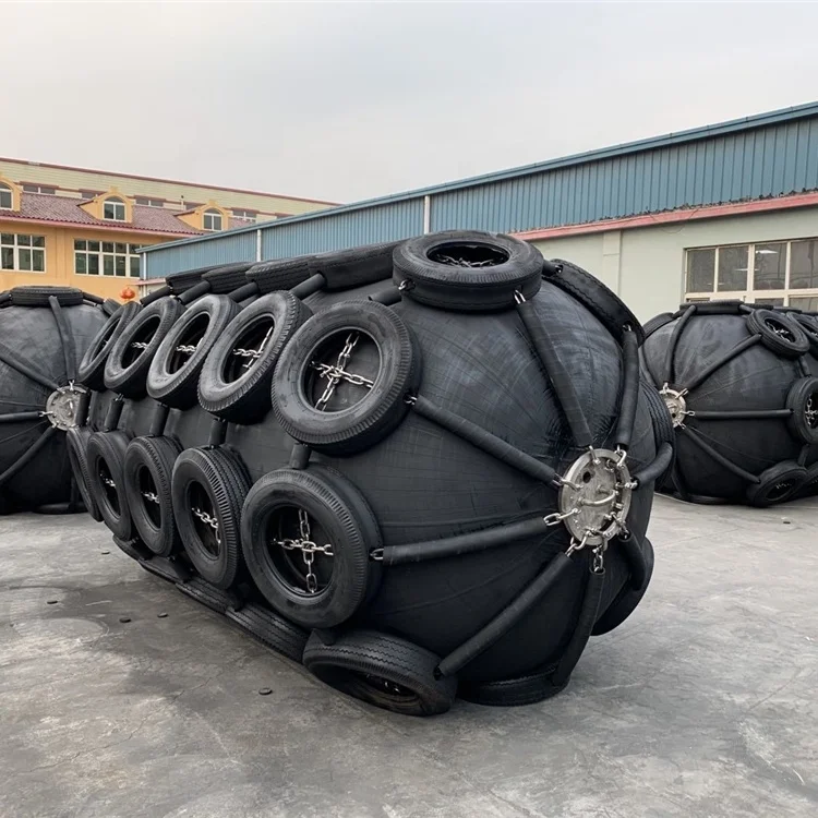 Морское оборудование, пневматическая резиновая система Yokohama Fender плавающего типа