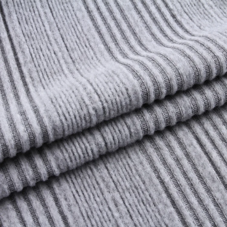 Excellent elasticity exquisite craft and fine service weft RAYON SPANDEX 8*5 RIB knitted fabric