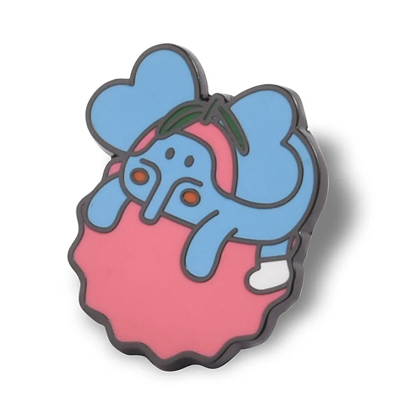 Manufacturers cute elephant sample metal gift hard enamel lapel pin