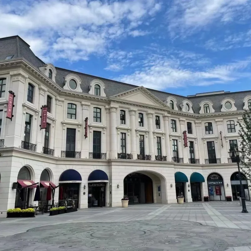 Наружная каменная плитка Bianco Botticino Известняковая Облицовка стен фасадная занавеска настенные панели для зданий