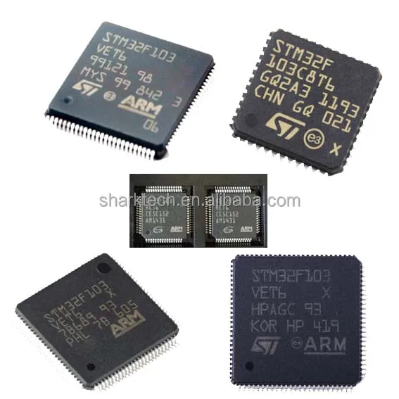  Микроконтроллеры IC STM32F407VET6 MCU 32BIT 512KB FLASH 100LQFP STM32F030F4P6 STM32F103CBT6