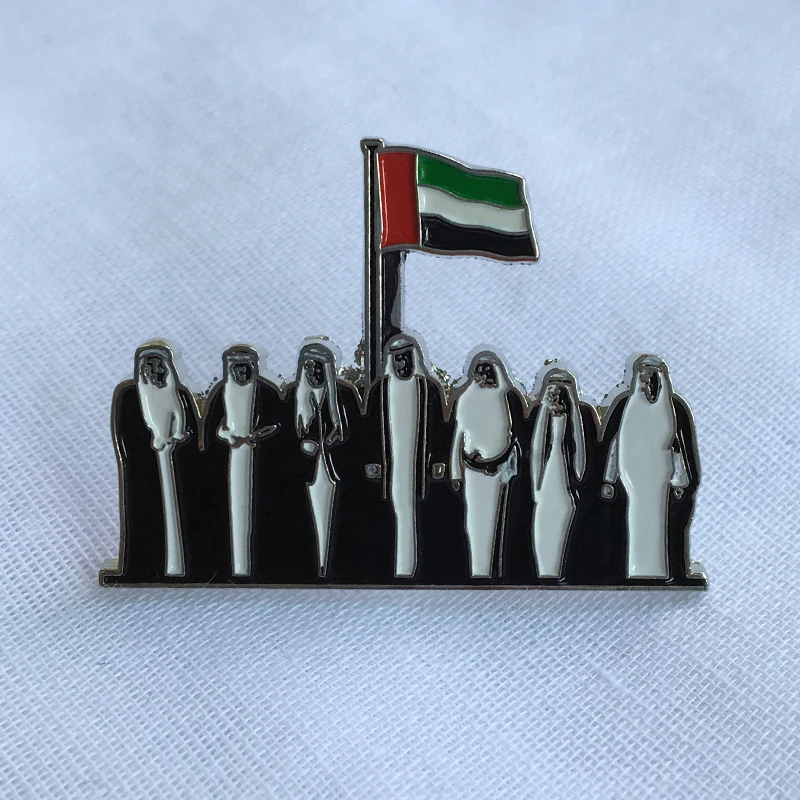 United Arab Emirates enamel flag lapel pin for UAE national day decoration
