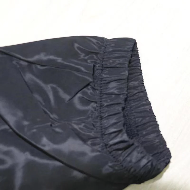 Hooded Windbreaker Jackets Men Long Sleeve Black Zipper Spring Autumn Top Coat Male Pocket Bomber Jackets Women