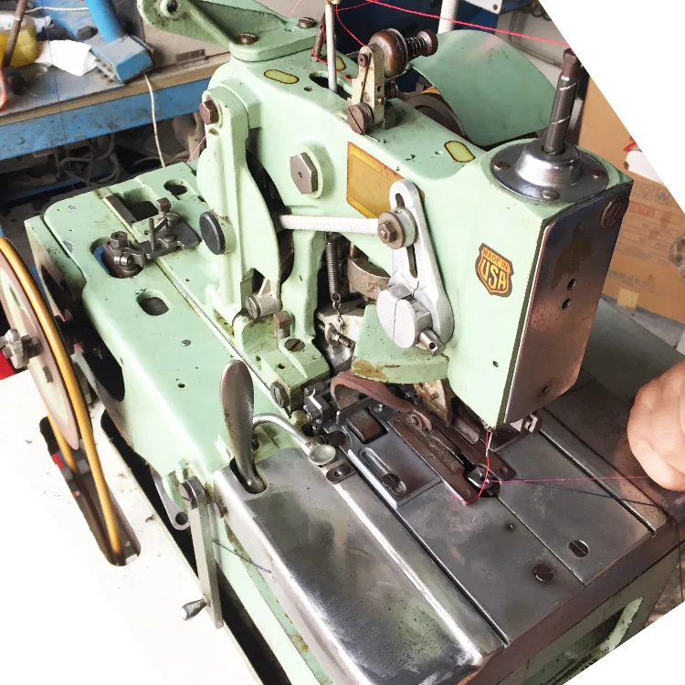 TOP SELLING USED industrial REECE 101 eyelet button hole sewing machine high quality