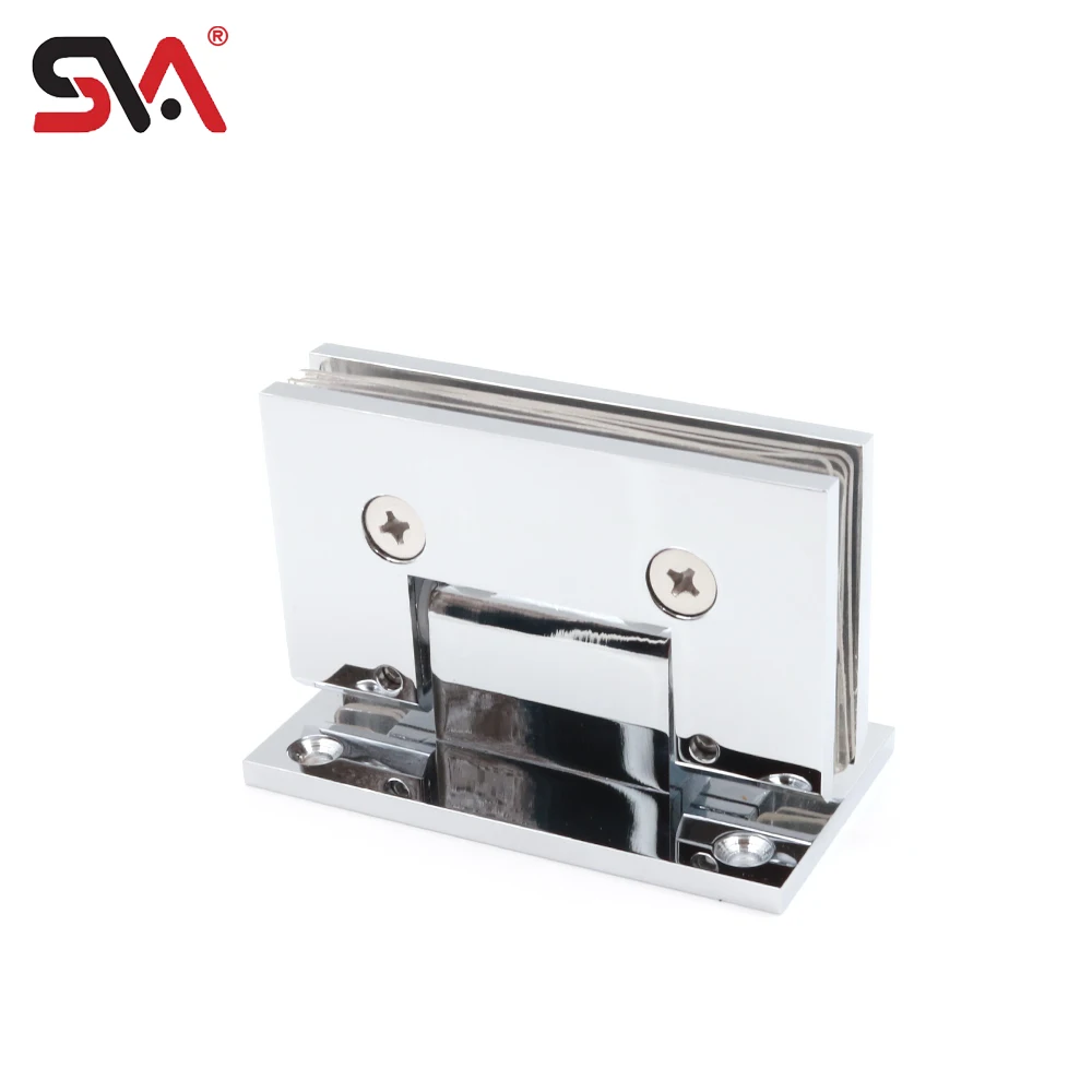 Wholesale CRL Series American Style SVA-242C with Brass Plate Adjustable 90 Degree Wall Mounted Mirror Glass Door Shower Hinge