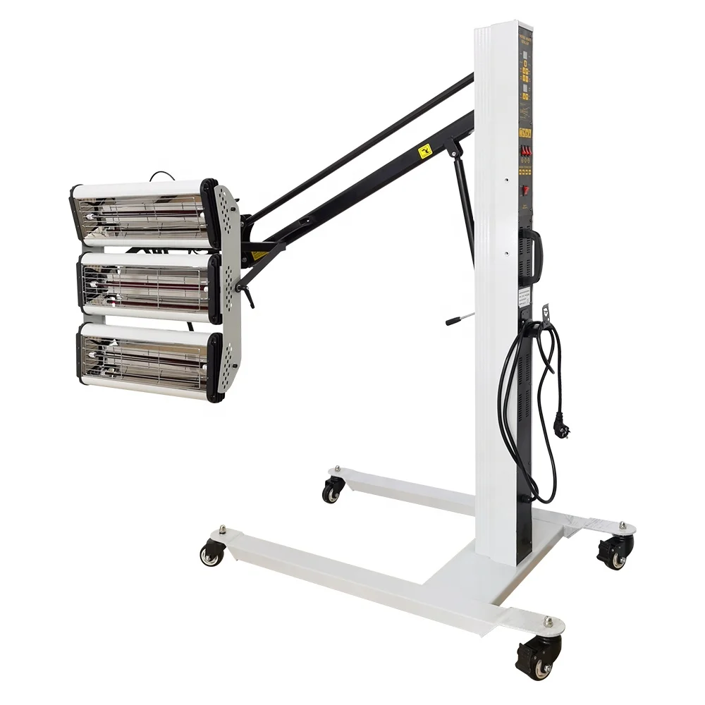 Нагревательная лампа из углеродного волокна с вилкой Стандарта Великобритании оборудование для обслуживания автомобиля ИК-лампа инфракрасная нагревательная