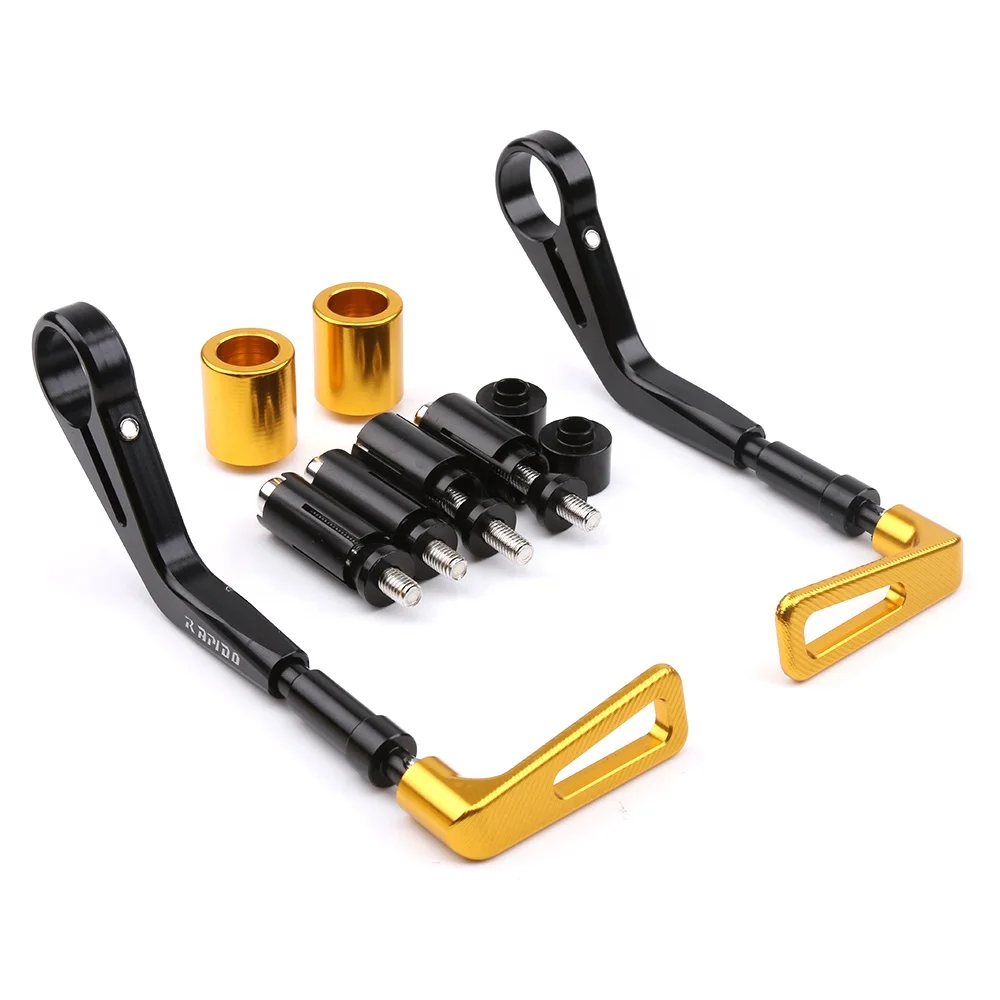 Motorcycle Handlebar Brake Clutch Levers Protector Cover CNC Aluminum Alloy Adjustable Lever Protector Security Guard Accessory