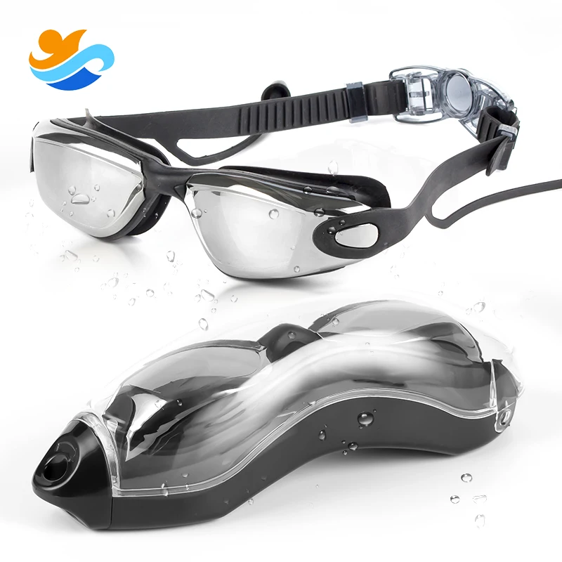 New Fashion Fog-Free High Definition Swimming Glasses for Adult Advanced Swimming Goggles Waterproof