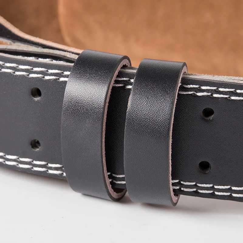 Fitness Weight Lifting Belt 100% Leather Gym Belts for Weightlifting Powerlifting Strength Training Squat Bench Press