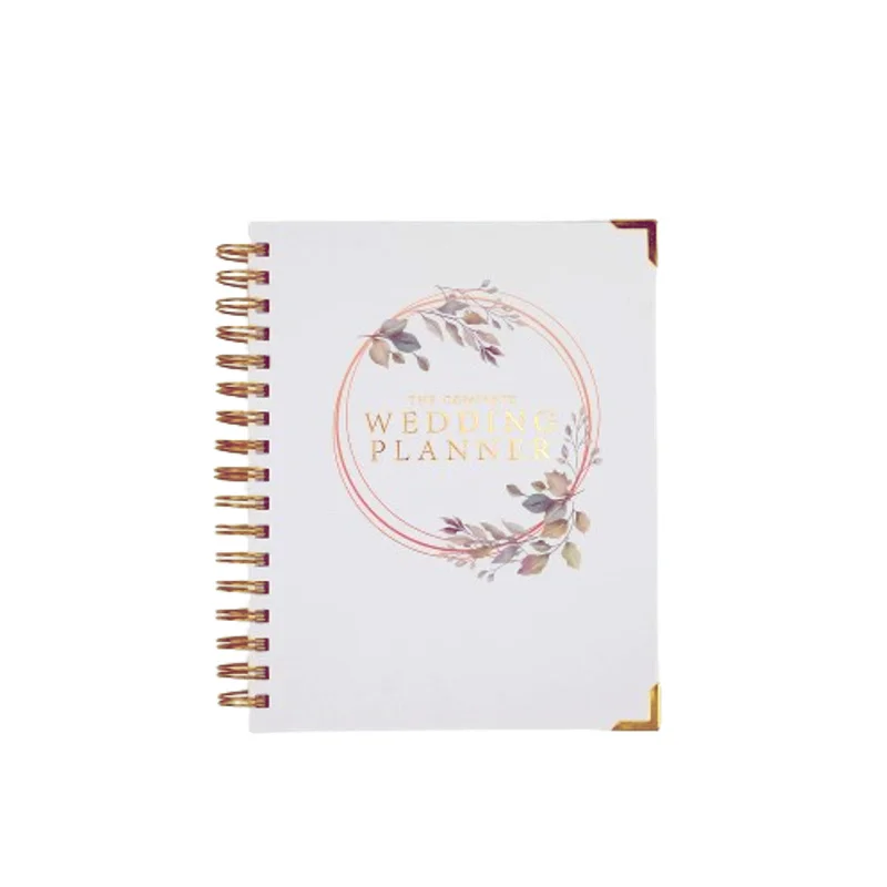 leather journal Luxury Custom Binder Wed Planner Set white My Wedding Planner Book