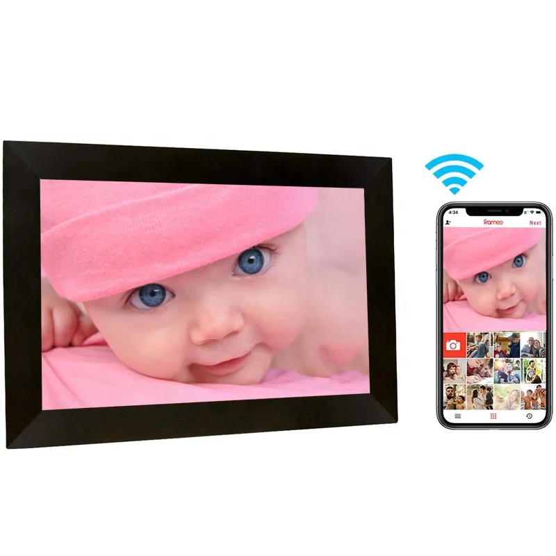 Привлекательная цена 9in Aimor App 16GB сенсорный экран Tik Tok скачать бесплатно ЖК Цифровая фоторамка