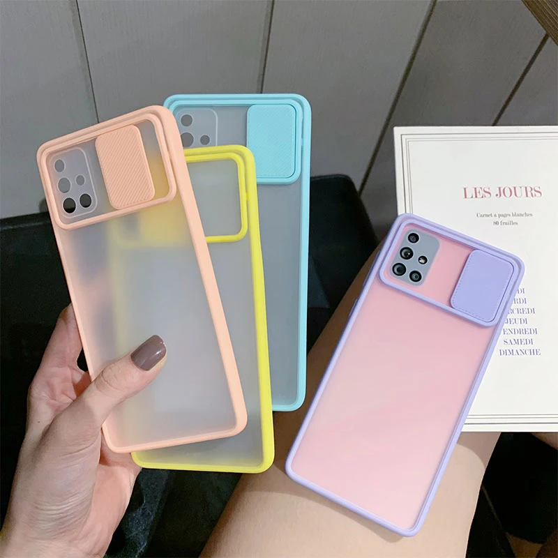 Beicapeni Shockproof Matte Tpu+PC transparent back cover Camera Lens Protection Case For Samsung S21 S20 FE Plus Note 20 Ultra