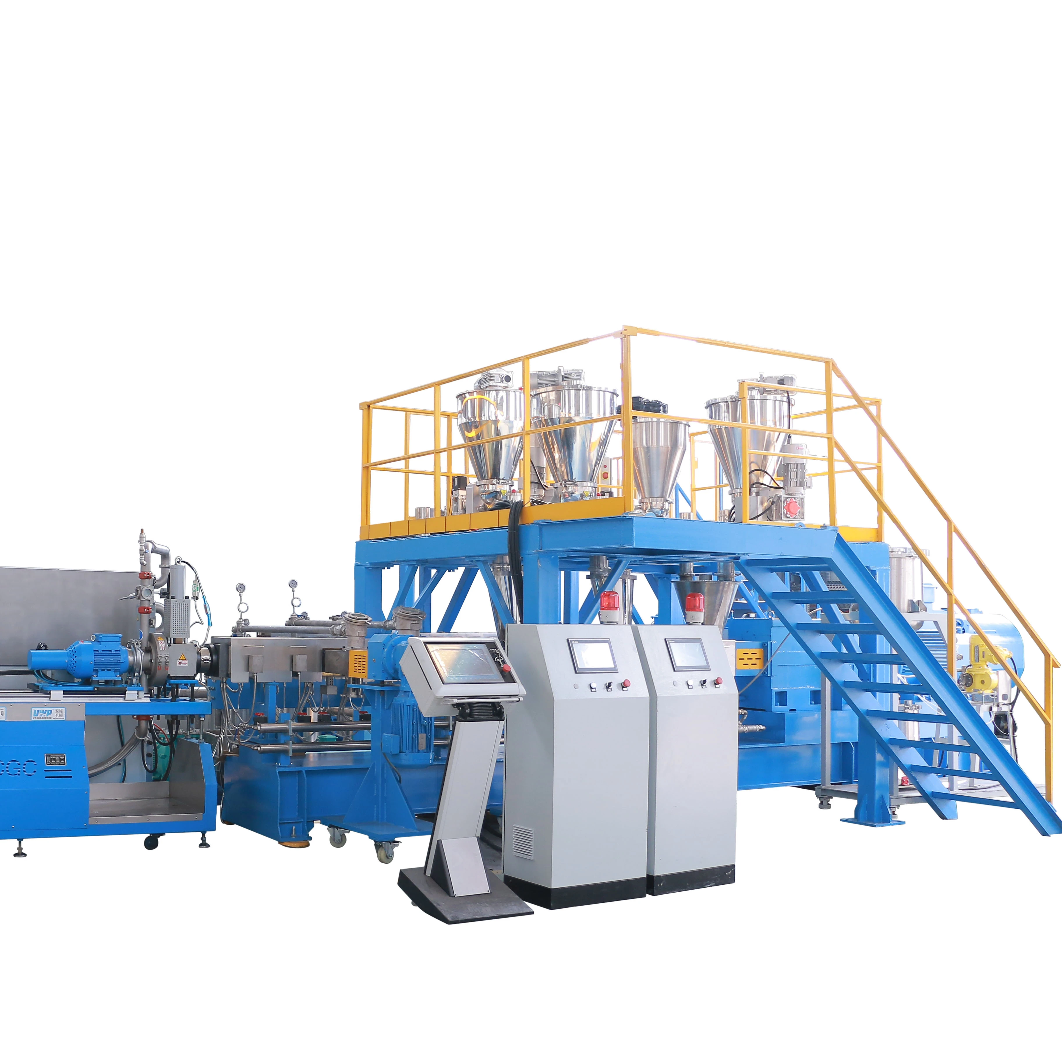 PLA/PBAT/PBS/PGA/PHA/PPC 100% Biodegradable plastic Double screw compounding line