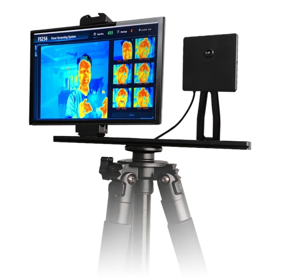Thermal Temperature Scanner with Body  Fever Alarm Portable Camera System for Airports Metro Stations Offices Schools Factories