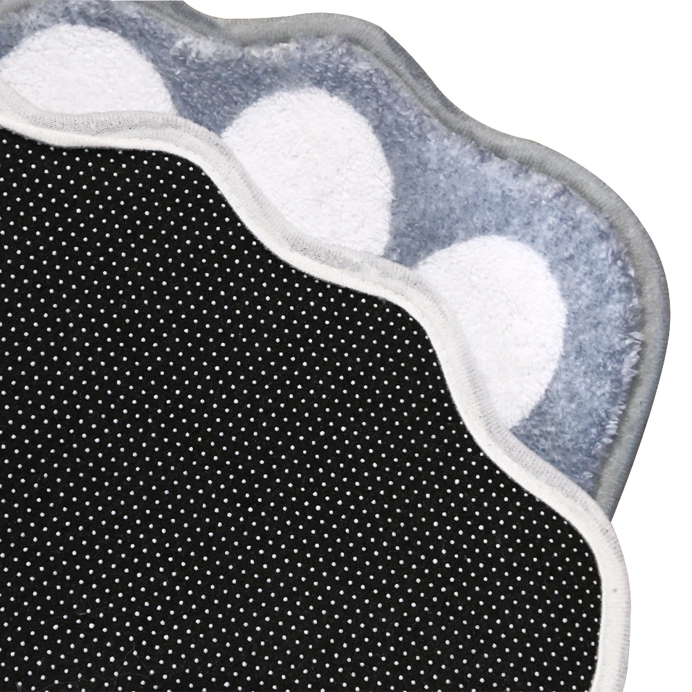 Wholesale Non Slip Soft Mat Custom Fluffy Soft Plush Stripe Shower Carpet Quick Dry Microfiber Mat
