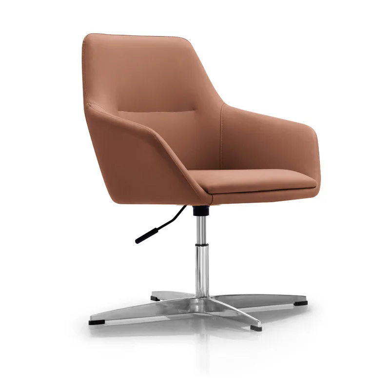 Wholesale Hot Style Modern Single Seat Leather Sofa Leisure Chair with Swivel Base and Minimalist Style for Home Office Chair