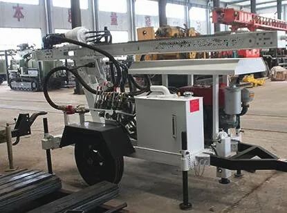 DFQ-100W 100m hydraulic DTH bit geothermal mine drill machine borehole water rock drilling rig