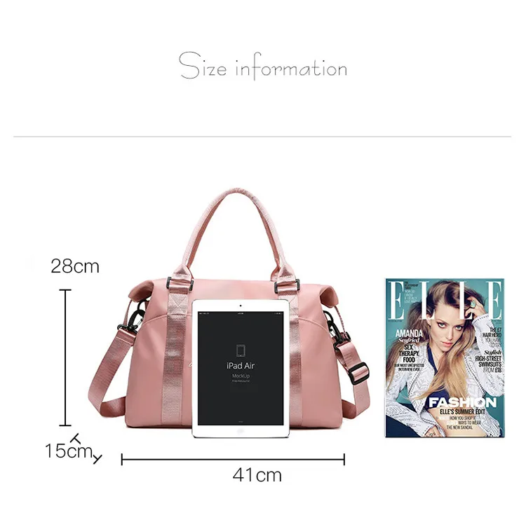 ZB474 2023/22 SS Trendy Large Outdoor Men Luggage Gym Sports Travel Bag Lady Fashion Duffle Weenkender for Shoes and Clothes