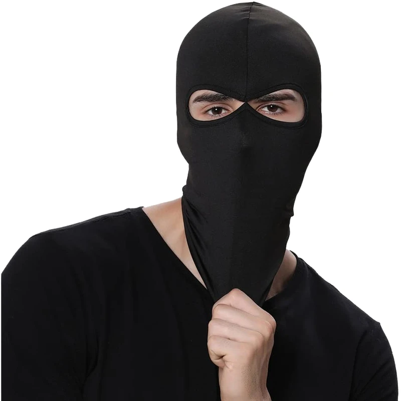 GECKO MASTER Custom White Ski 2 Hole  Outdoor Cycling Unisex Balaclava