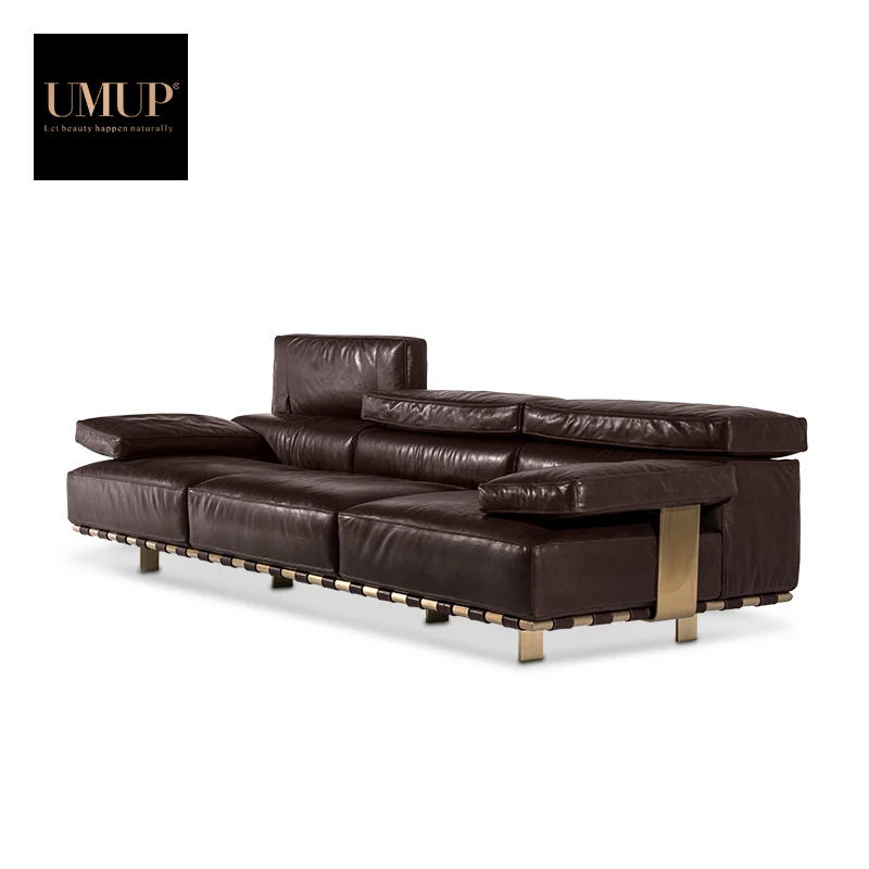 3 seaters brown leather couch set sofa italian design imported italian genuine leather sofa designs modern