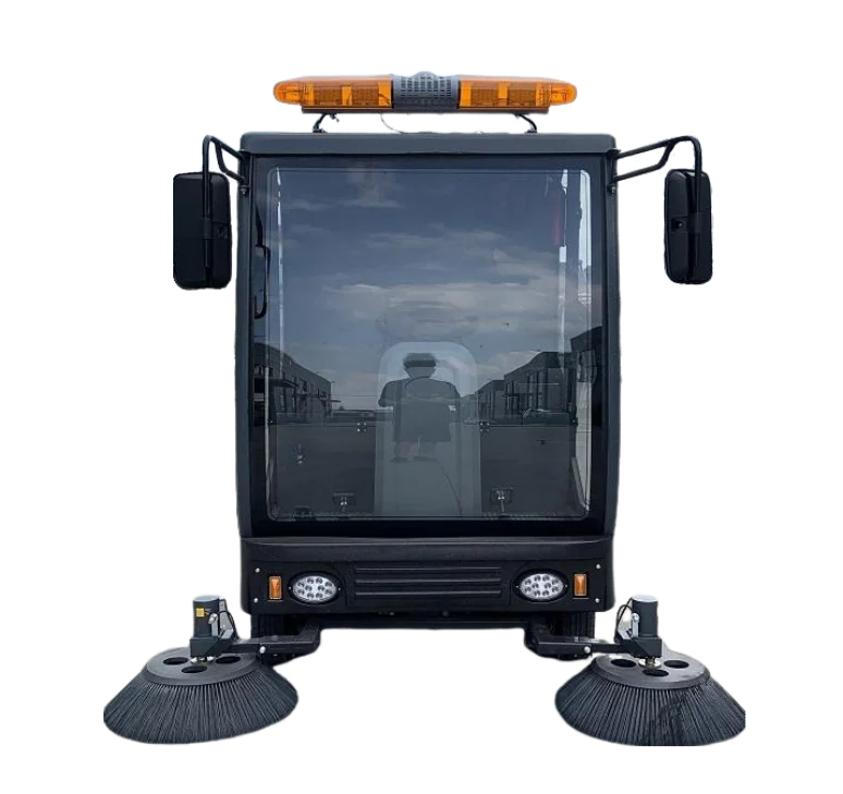 Electric Ride-On Street Sweeper Machine Airport Runway Sweeper with High Efficiency for Cleaning Floors