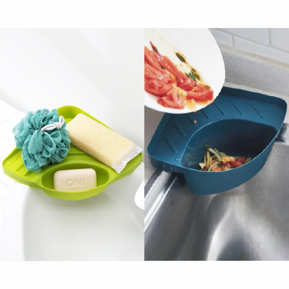 Wholesale Kitchen Portable Filter Sink Net Filter Strainer Mesh For Sink Rack Sewer Triangular Outfall Drain Strainer