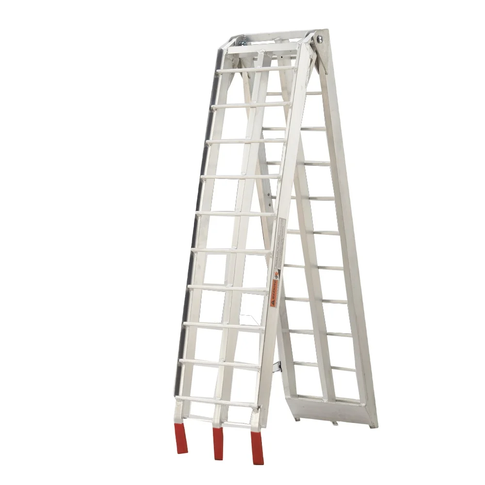 arched foldable runner motorcycle unload mobile vehicle load portable ATV aluminium loading car ramp
