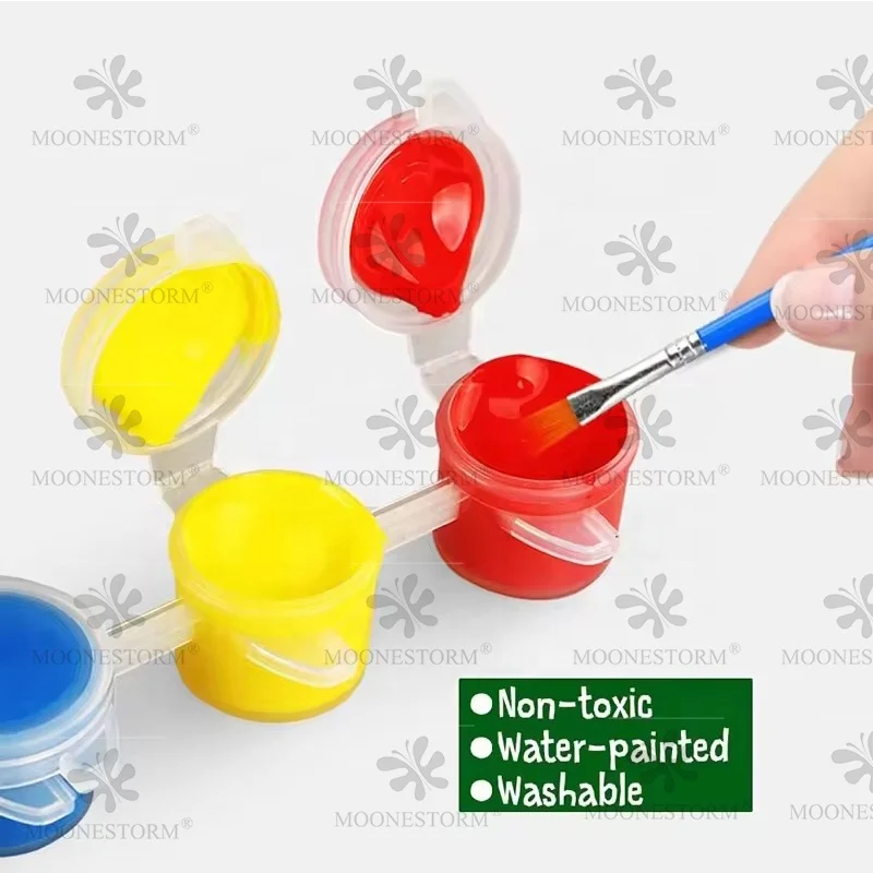 Children Creative Handwork DIY Paint 3D Dragon Stereoscopic Painting Toy Art and Craft Kits for Kids Painting Set