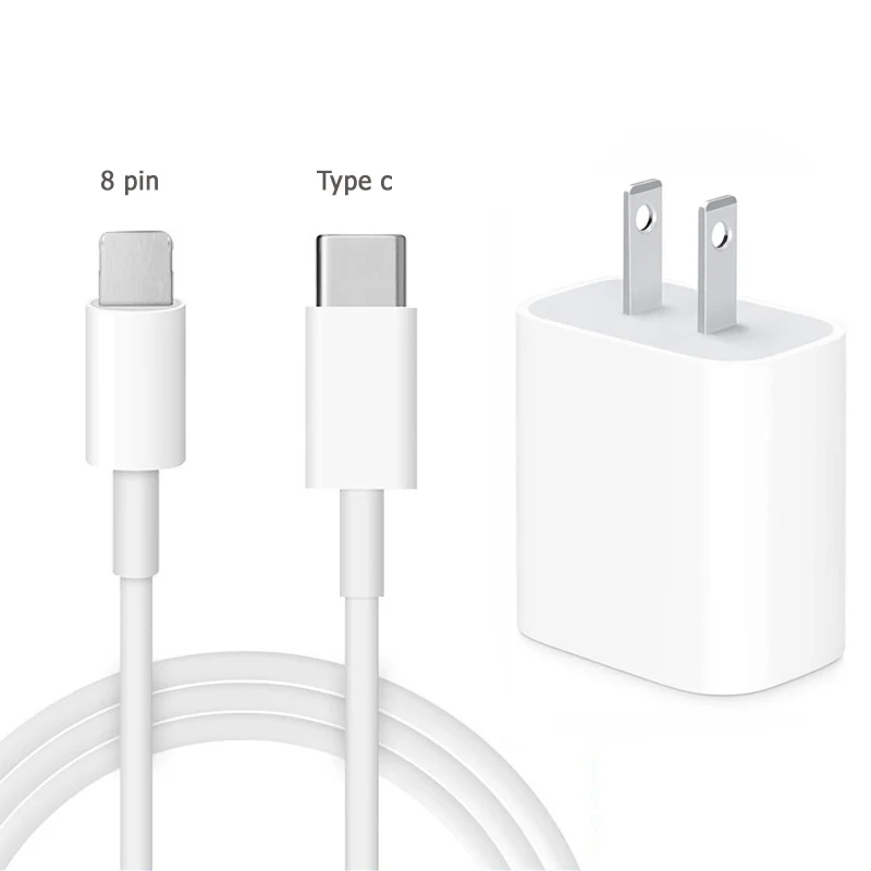  Адаптер питания PD USB C к lightning 18 Вт для iphone 11 Pro