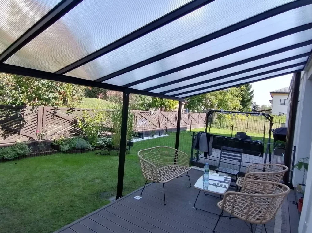 9m2 Sun Shelter tarasu garden wall mounted patio cover aluminum sunshade outdoor gazebo  patio cover canopy awnings