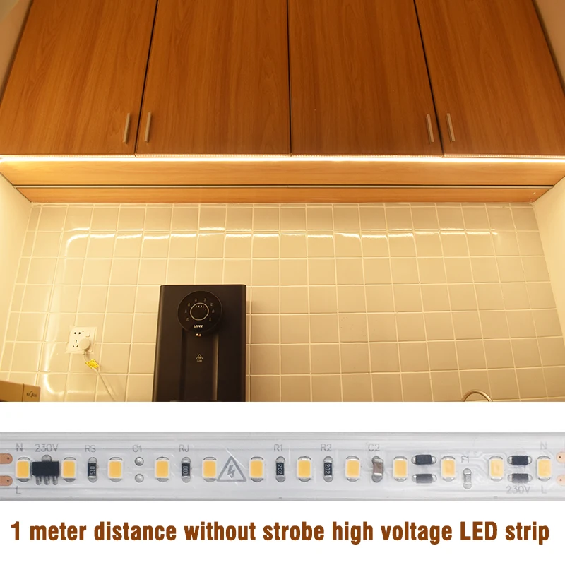 Ideal for Outdoor Lighting, DIY Projects, and Ambient Home Decor AC 230V 18W SMD2835 LED Strip