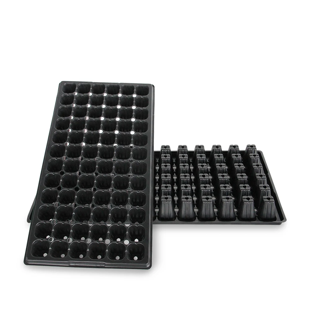 Agricultural Greenhouse Seed Planting Plastic Seed Tray Plant Nursery Tray 72 cell Seed Grow tray